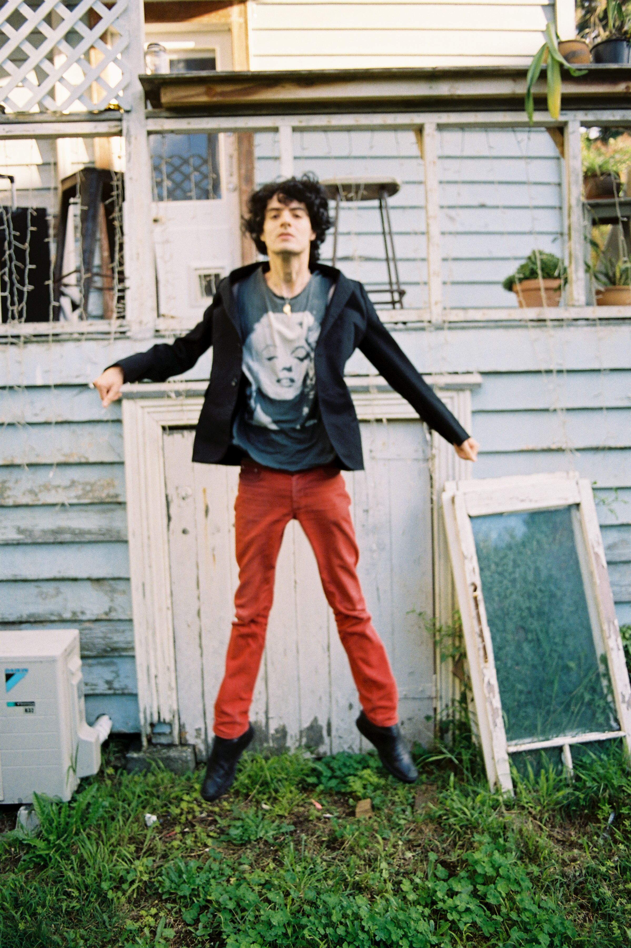 Cover art for Maxwell Young's 'Wintour' featuring a jumper silhouette